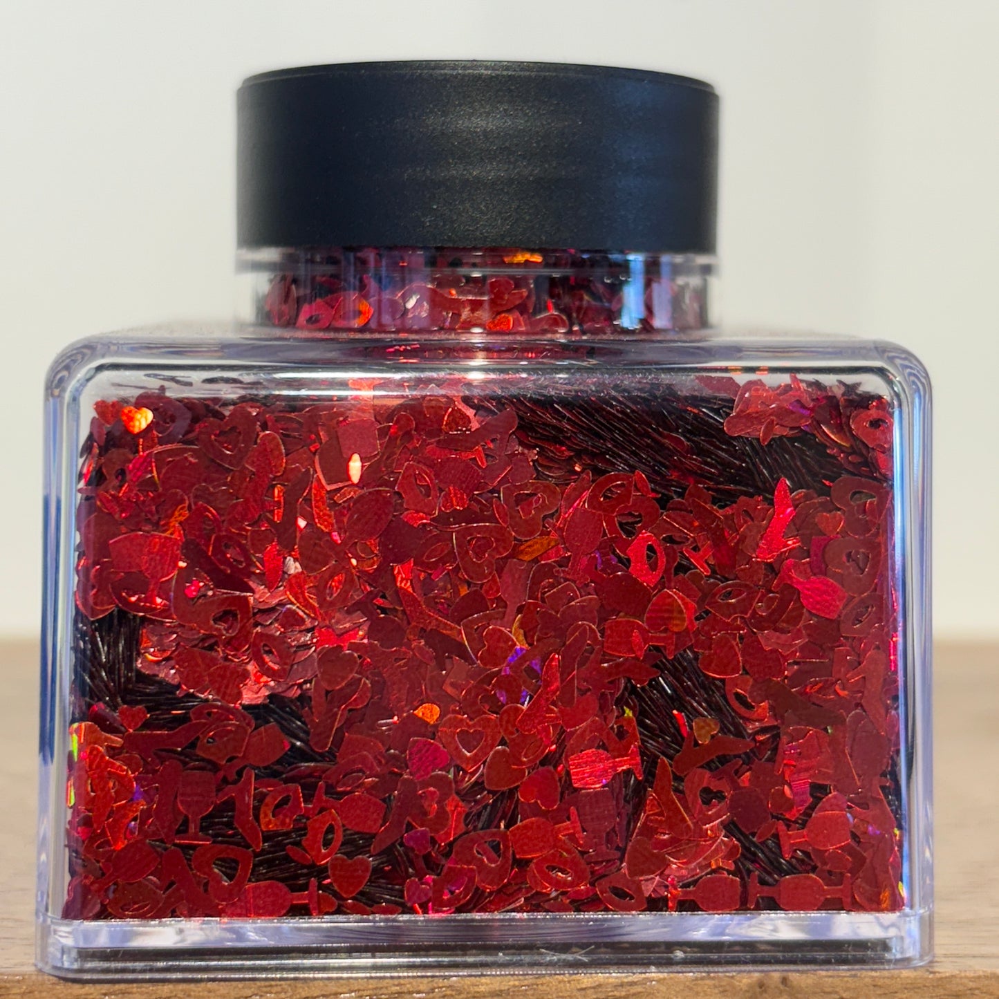 Chunky Glitter ROJO FIGURAS MIX AMORCITO