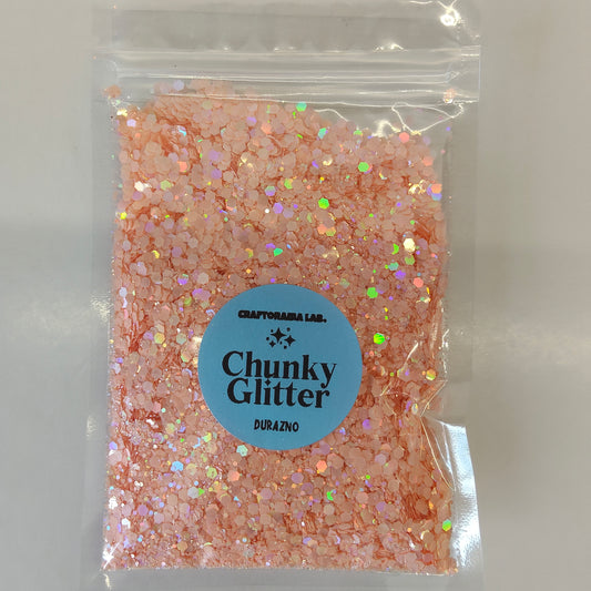 Chunky Glitter DURAZNO