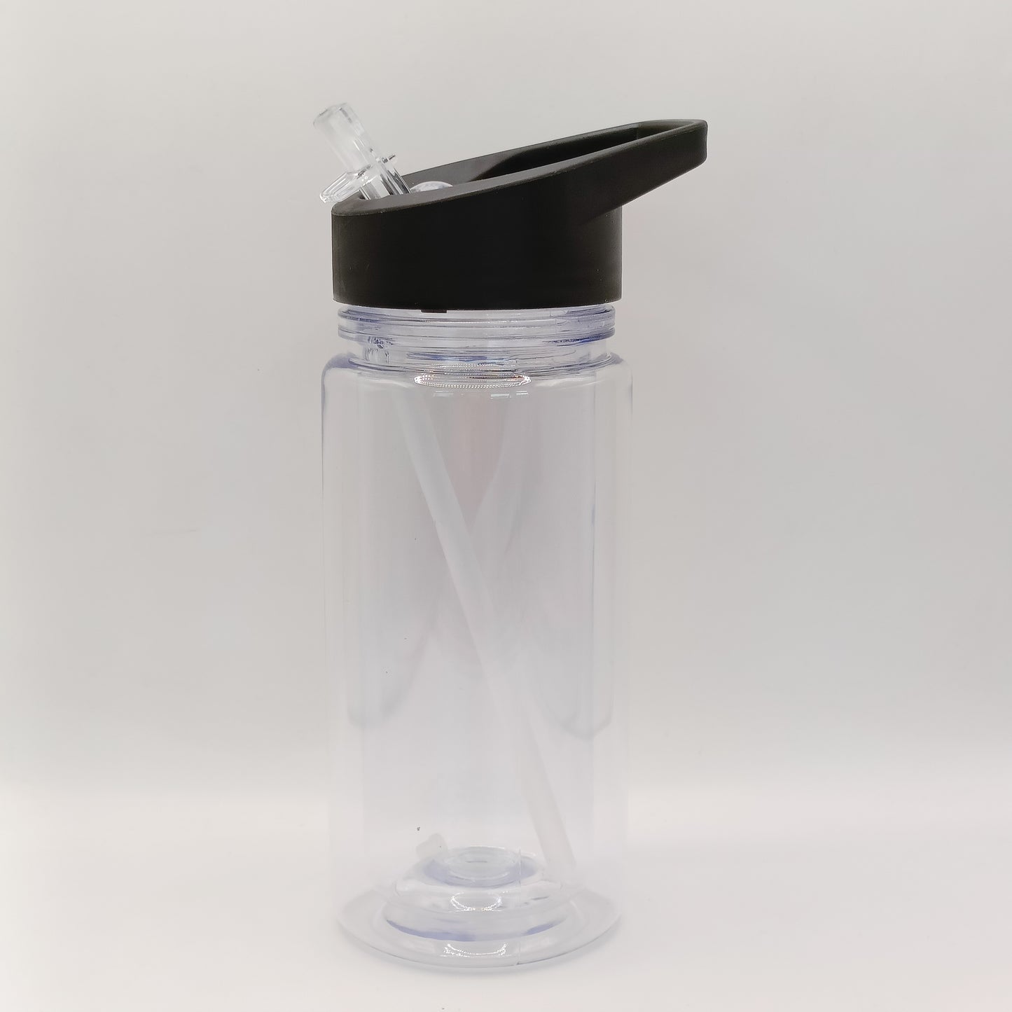 Botella de agua 12oz popote retractil para Snow Globe!!