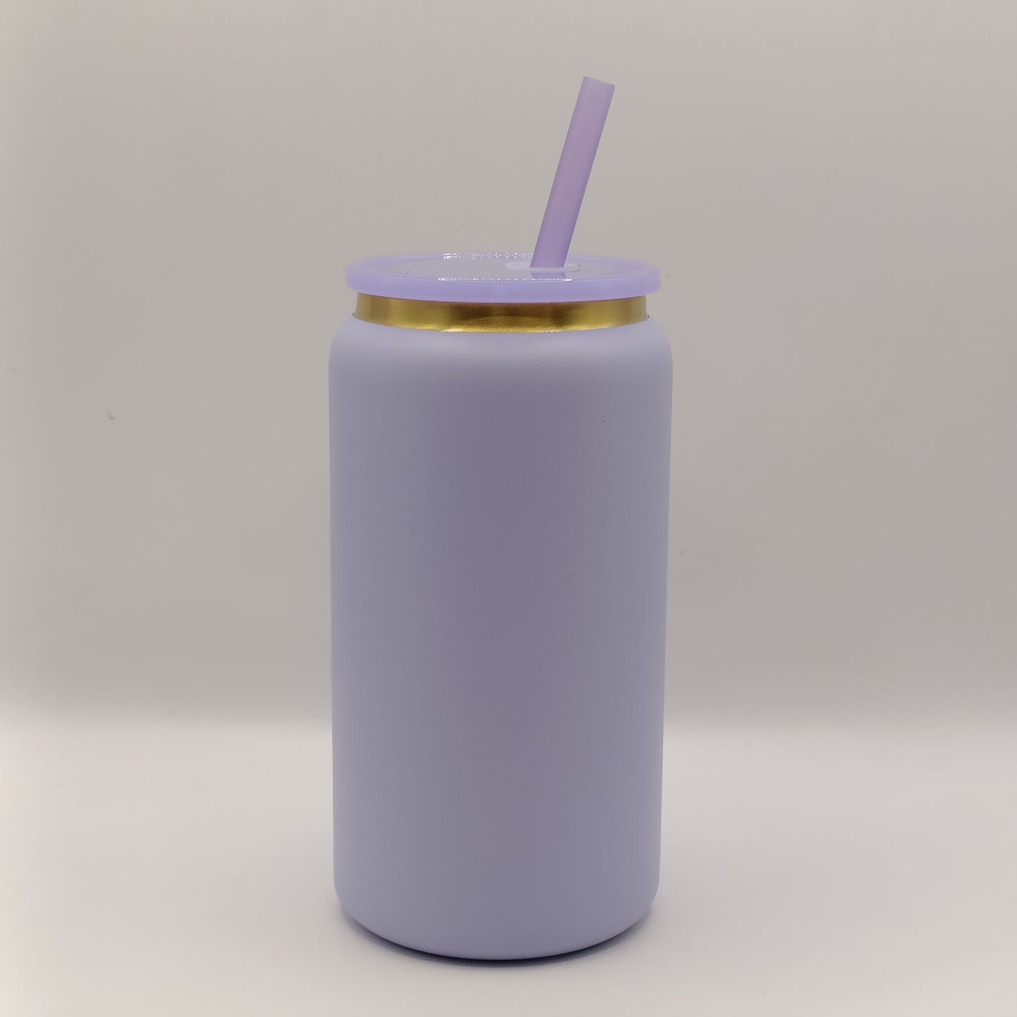 Lata Acero 16oz cuello dorado