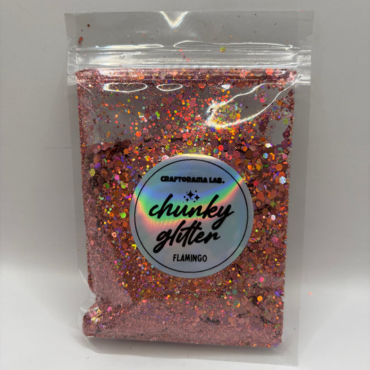 Chunky Glitter FLAMINGO