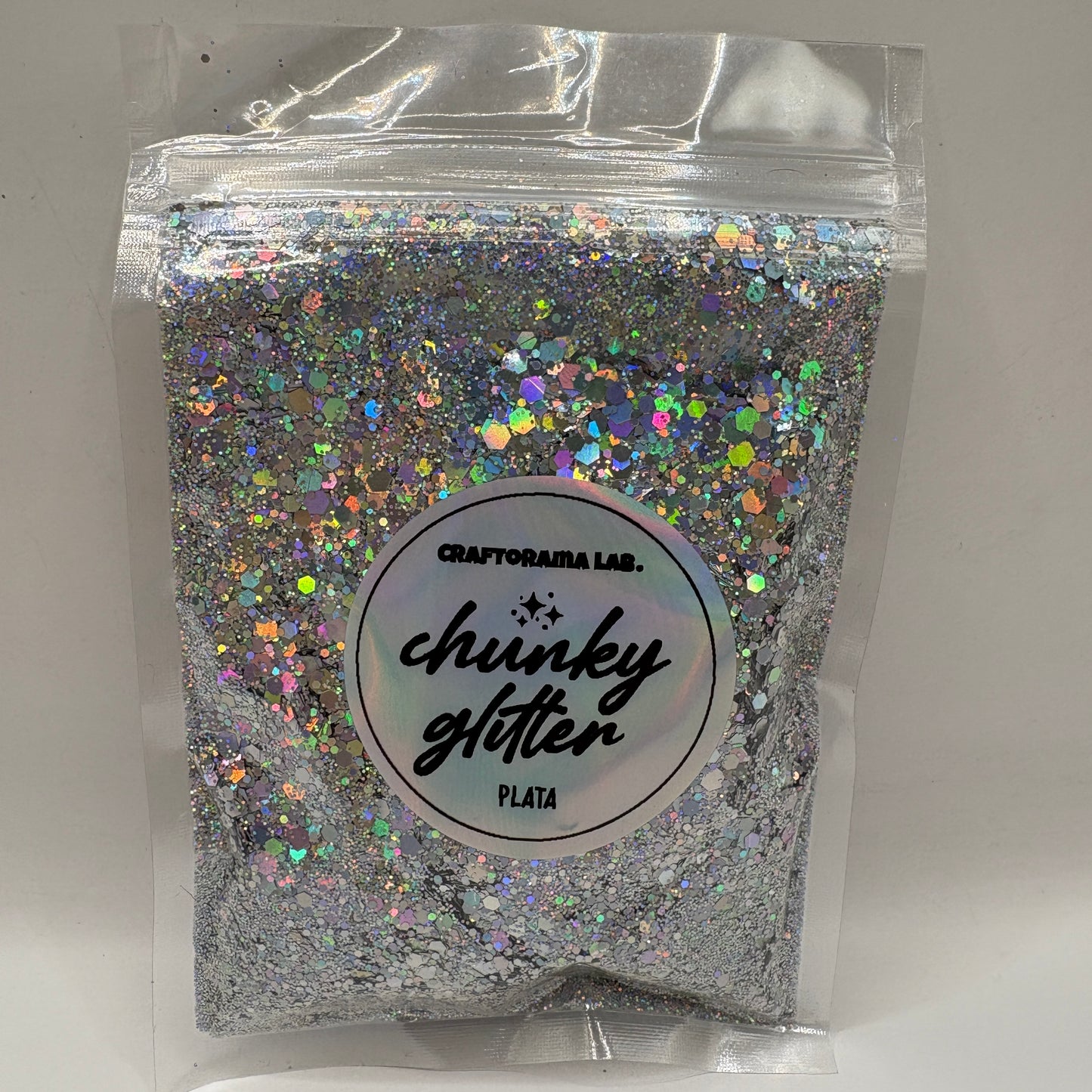 Chunky Glitter PLATA