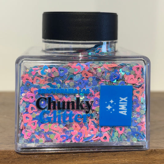 Chunky Glitter CORAZONES MIX AMIX