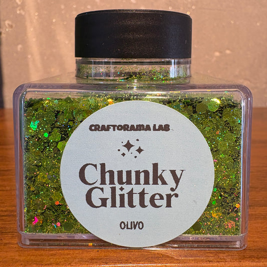 Chunky Glitter OLIVO