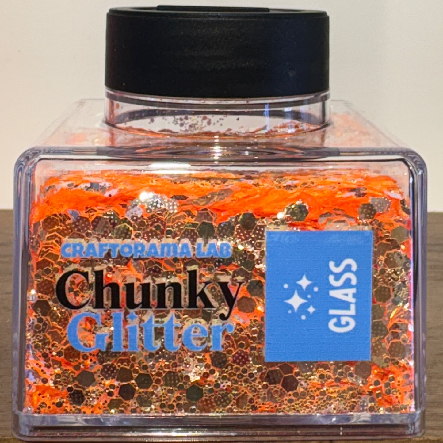 Chunky Glitter NARANJA GLASS