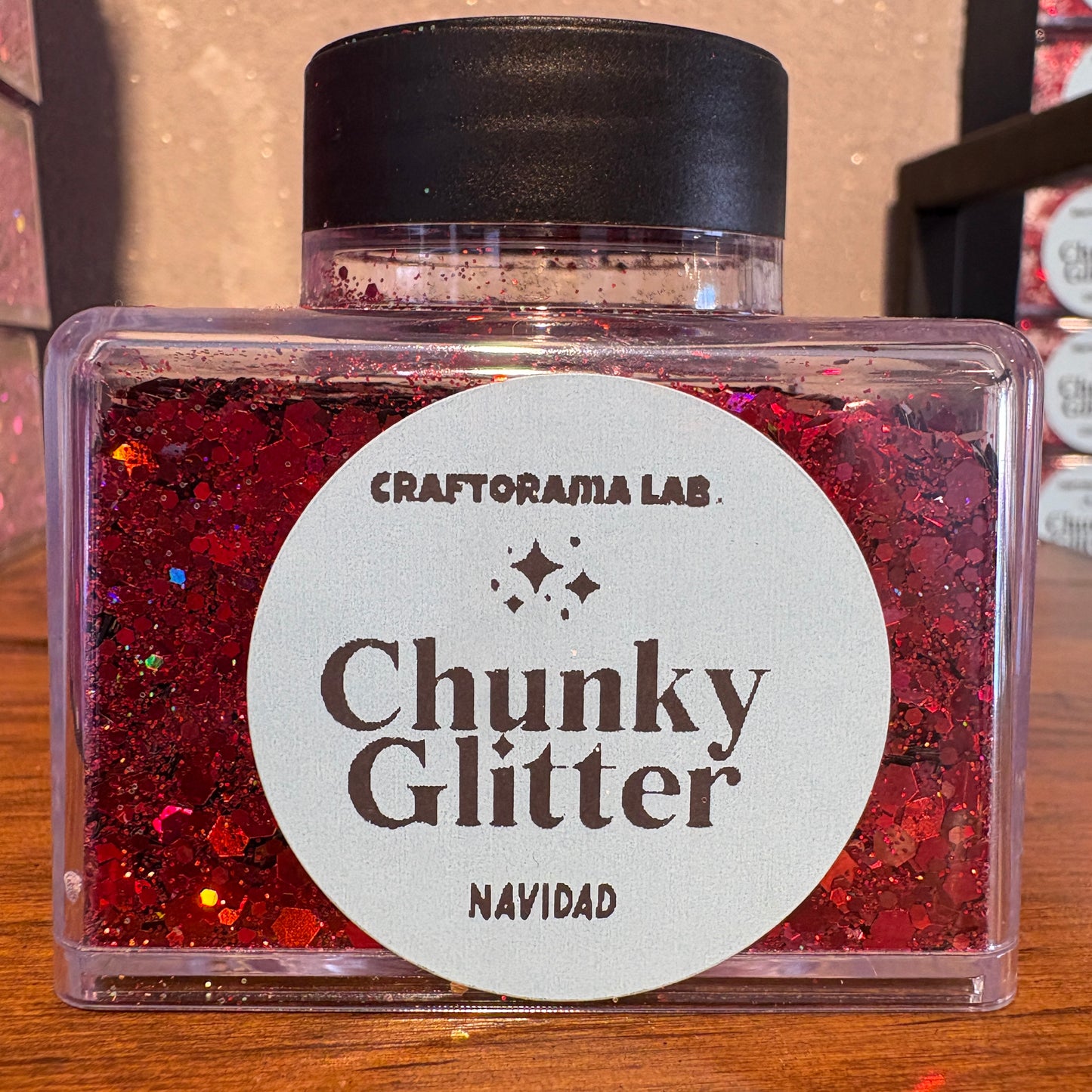 Chunky Glitter ROJO NAVIDAD