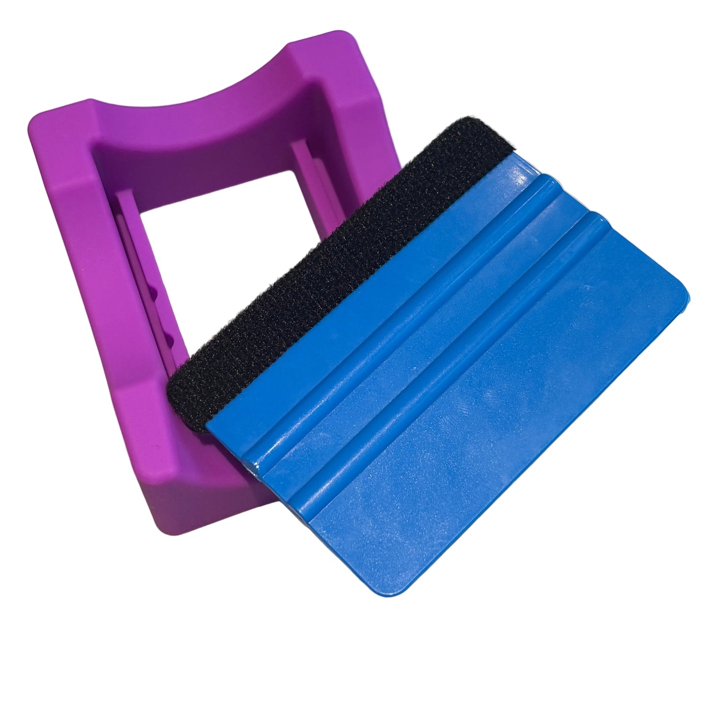 Soporte de silicón para vasos con pleca aplicadora de UVDTF, Vinil
