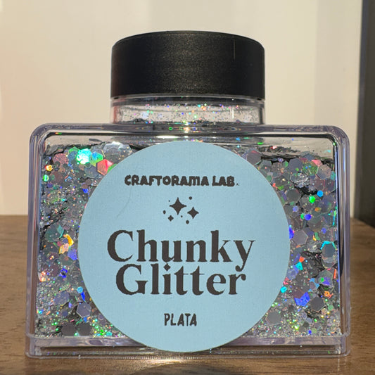 Chunky Glitter PLATA