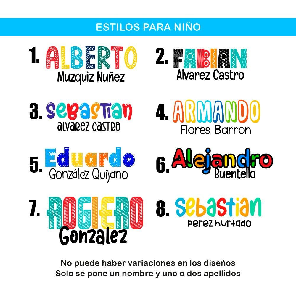 Stickers Escolares UVDTF Personalizados