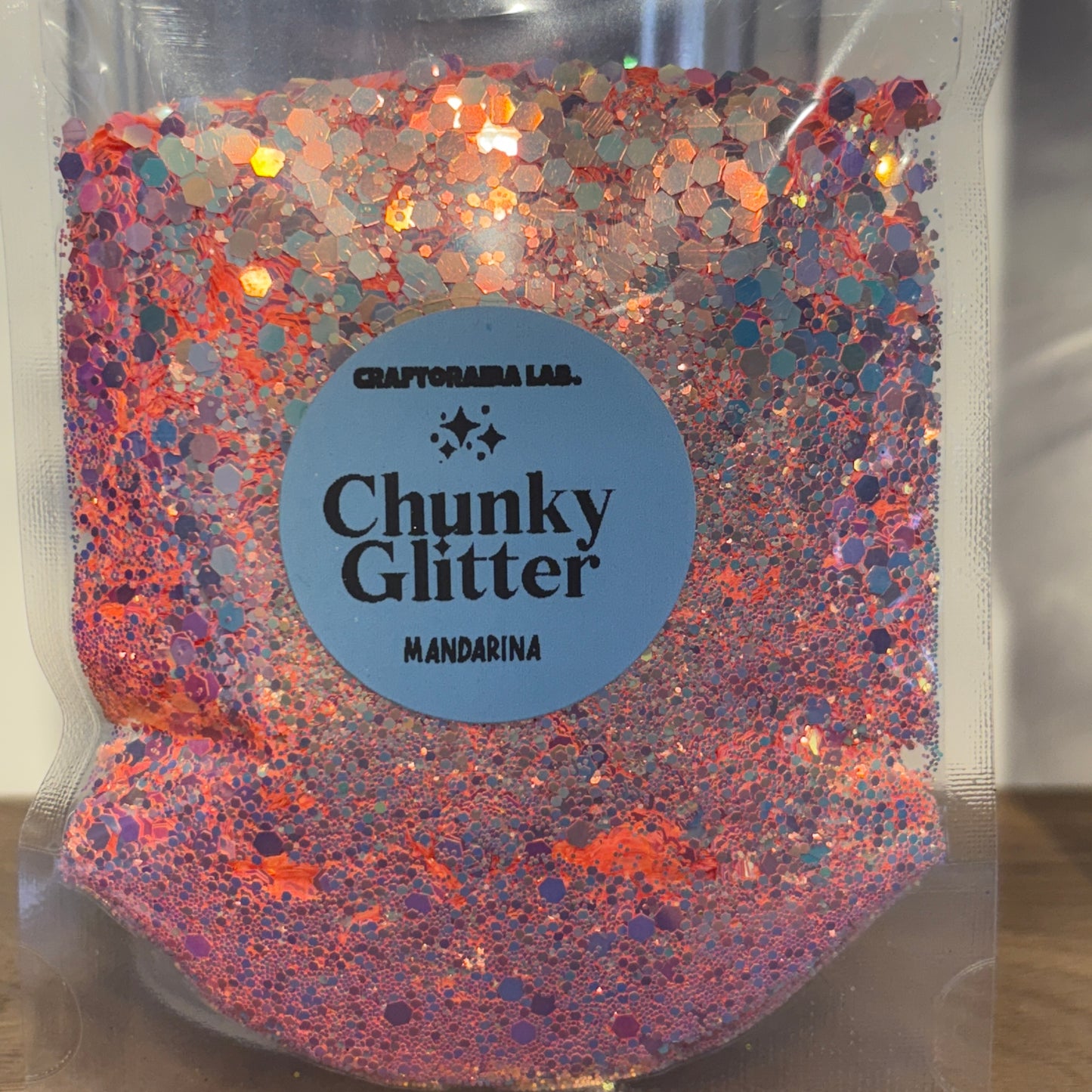 Chunky Glitter MANDARINA