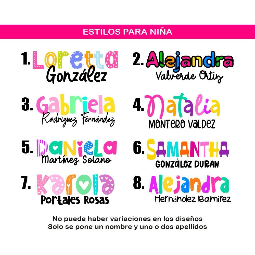 Stickers Escolares UVDTF Personalizados
