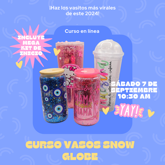 Curso Vasos SnowGlobe - EN LÍNEA