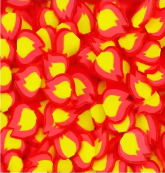 Decoración de Arcilla Polimérica FUEGO