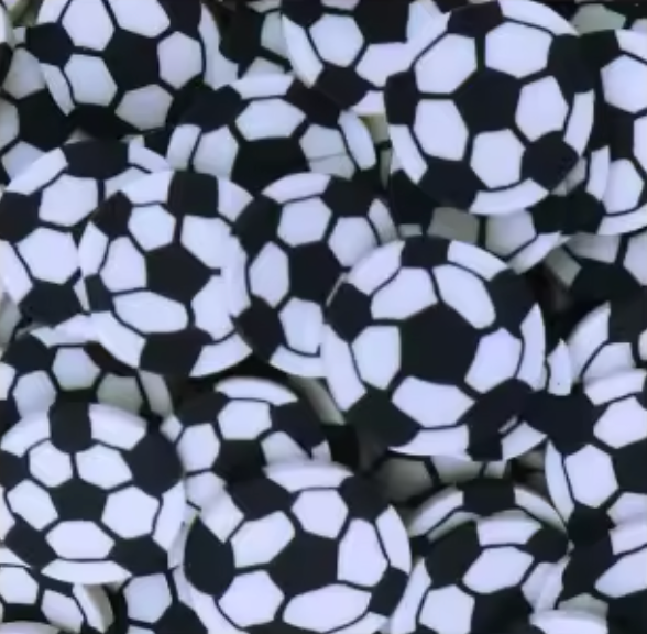 Decoración de Arcilla Polimérica FUTBOL
