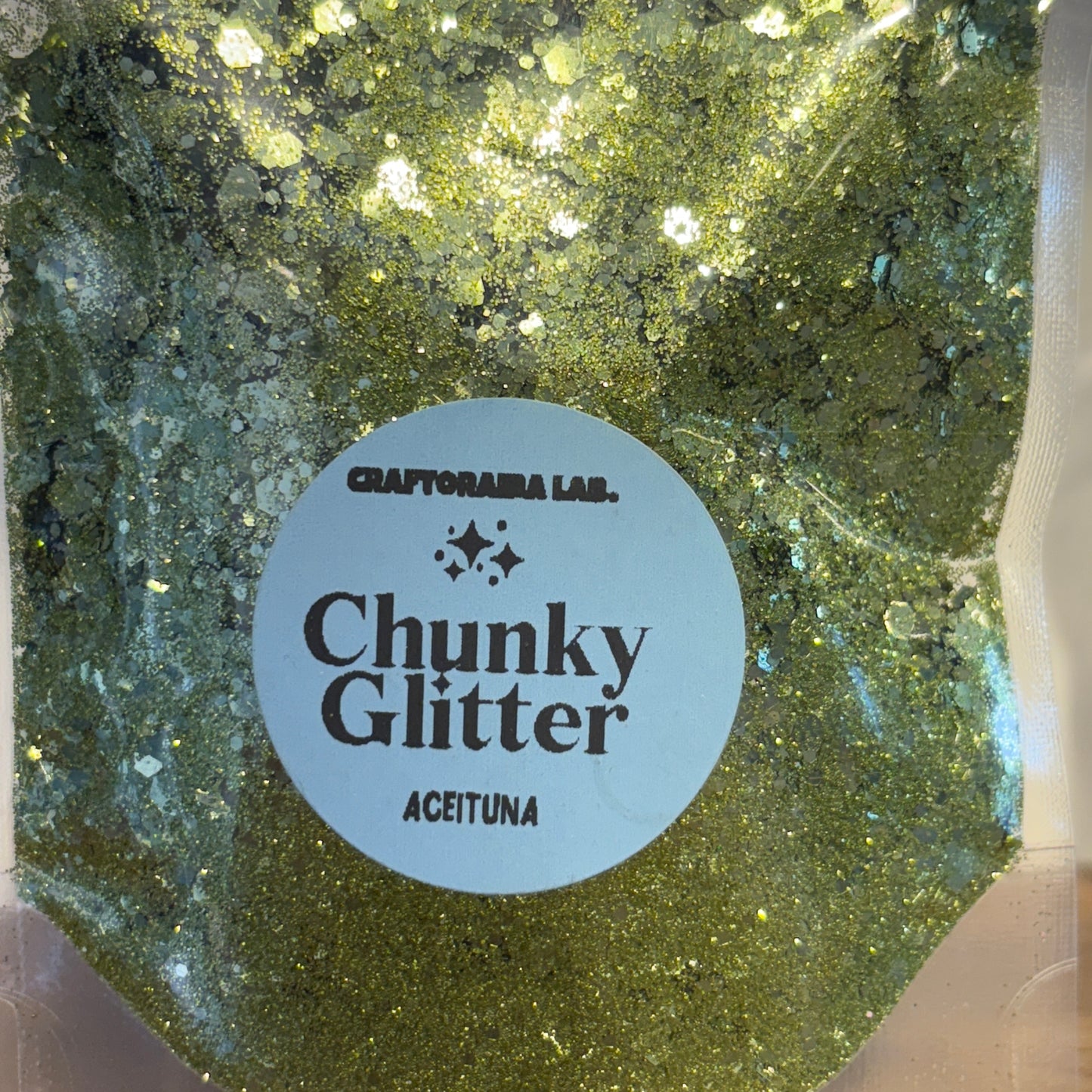 Chunky Glitter ACEITUNA