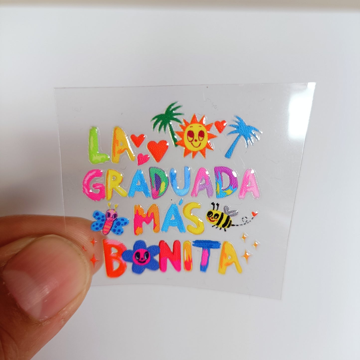 Transfer UVDTF La Graduada más bonita MINI