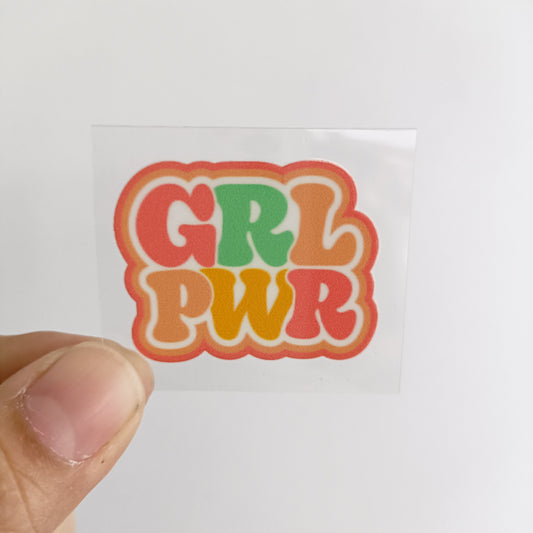 Transfer UVDTF Grl Pwr MINI