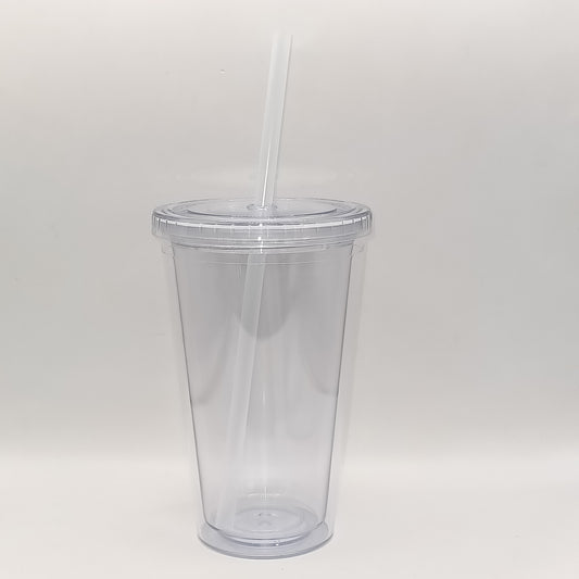 Vaso Acrílico Doble Fondo 16oz