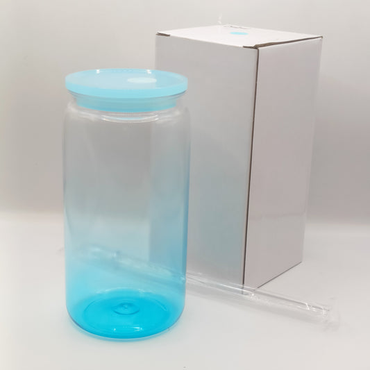 Vaso tipo Lata Ombré acrílico 16oz