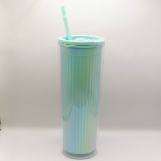 Vaso 20oz acrílico rayas