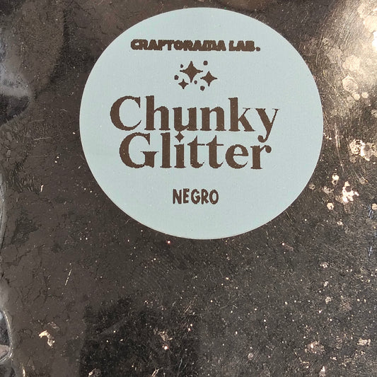 Chunky Glitter NEGRO