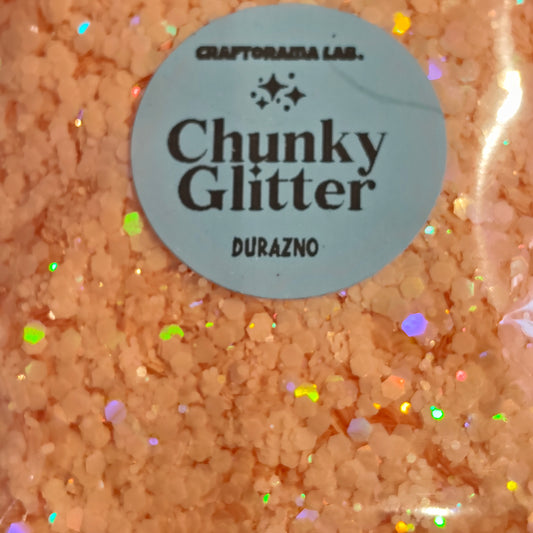 Chunky Glitter DURAZNO