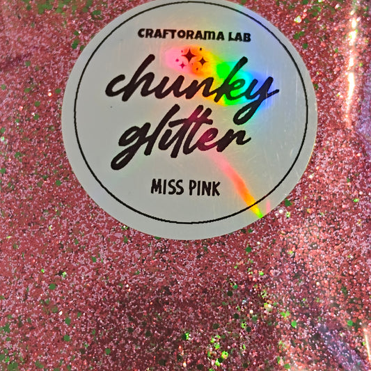 Chunky Glitter MISS PINK