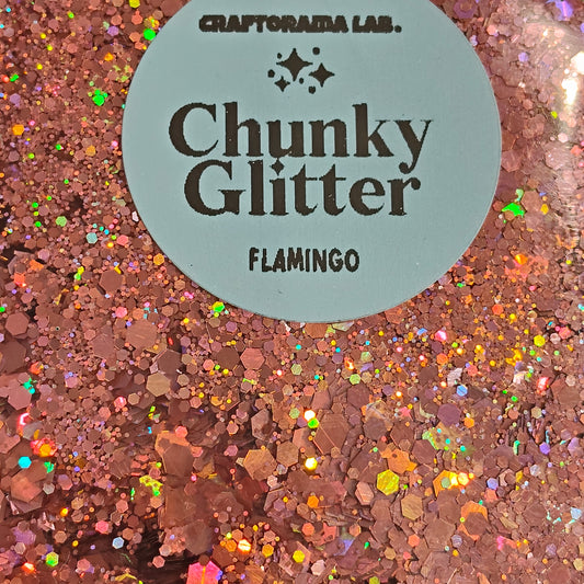 Chunky Glitter FLAMINGO