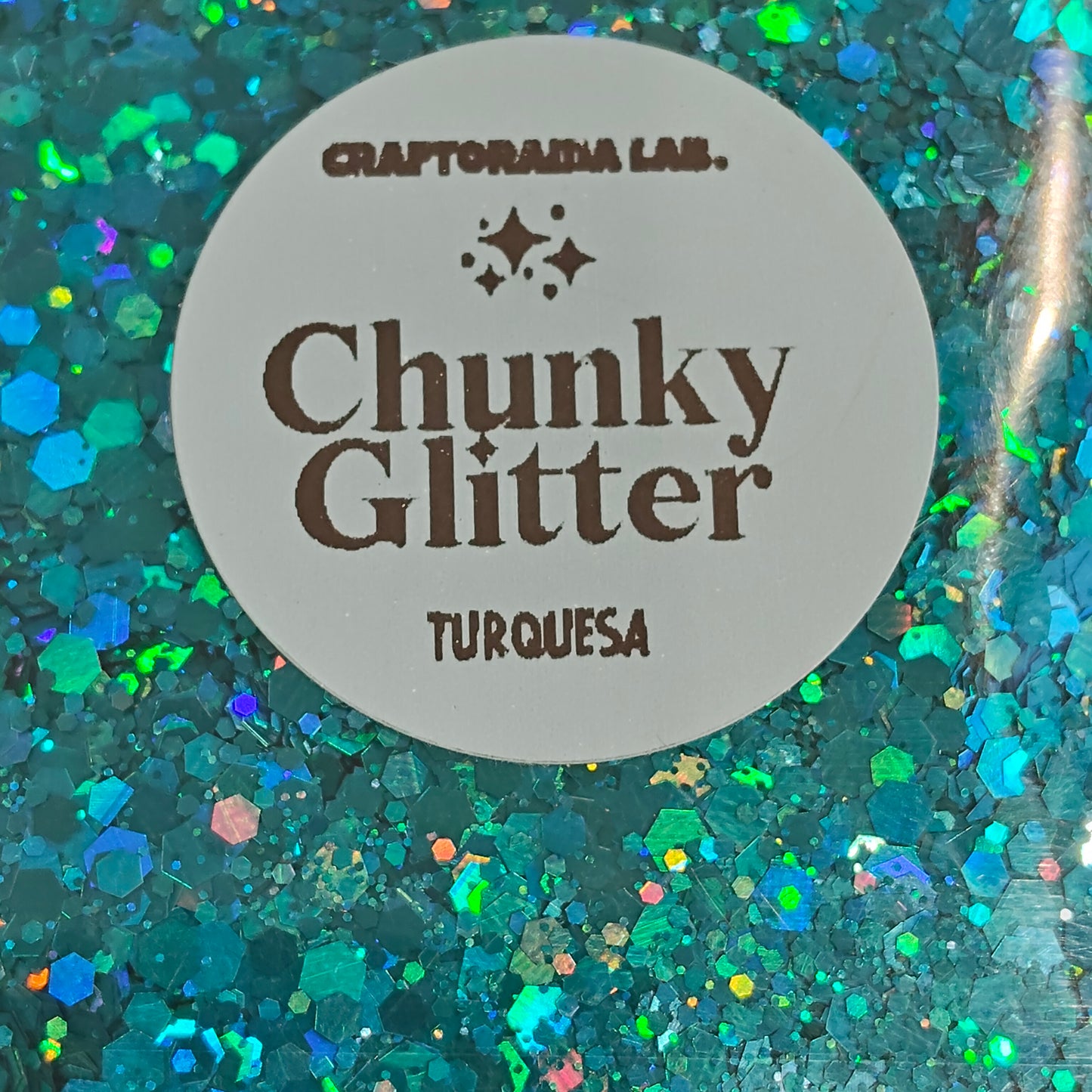 Chunky Glitter TURQUESA