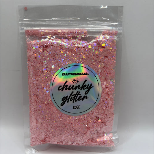 Chunky Glitter ROSE