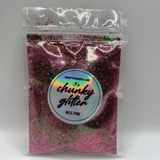 Chunky Glitter MISS PINK