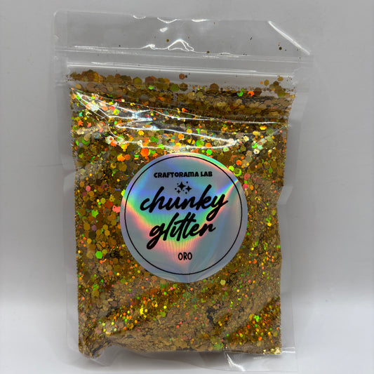 Chunky Glitter ORO