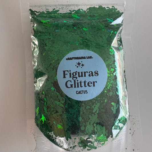 Figuras Glitter CACTUS