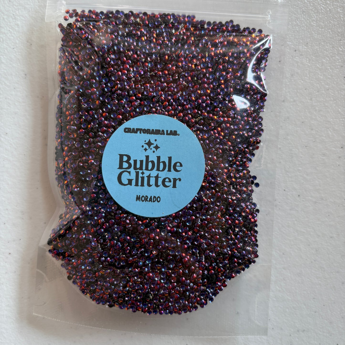Bubble Glitter MORADO