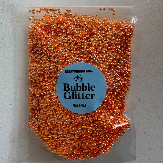 Bubble Glitter NARANJA