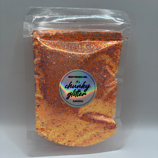 Chunky Glitter MANDARINA