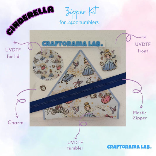 Kit Zipper - Cenicienta