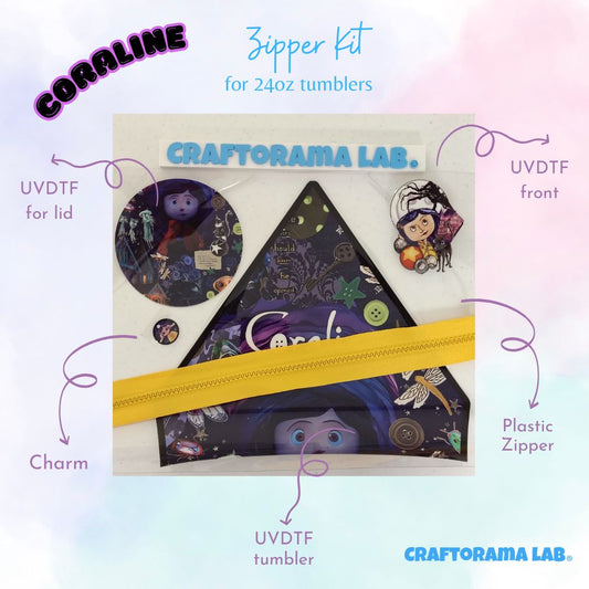 Kit Zipper - Coraline
