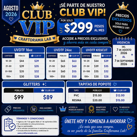 CLUB VIP CRAFTORAMA LAB - AGOSTO 2026