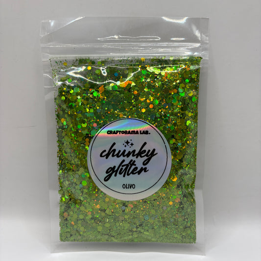 Chunky Glitter OLIVO