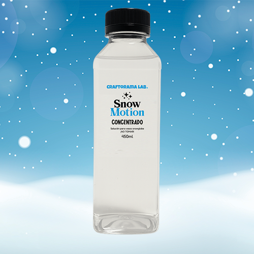 CONCENTRADO SNOW MOTION - Solución para hacer vasos snowglobe